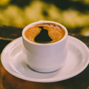 Cup of decaf espresso